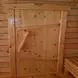 Дверь 40*700*1800 хвоя банная коробка на клиньях