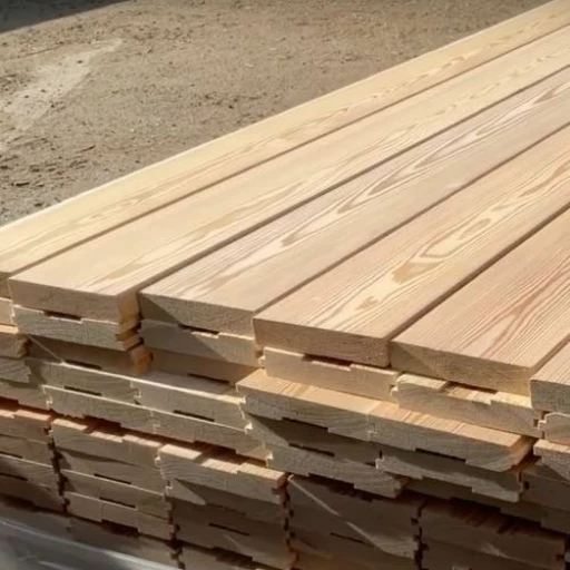 Доска террасная лиственница гладкая 34*190*5000, сорт SF (0,95м2)